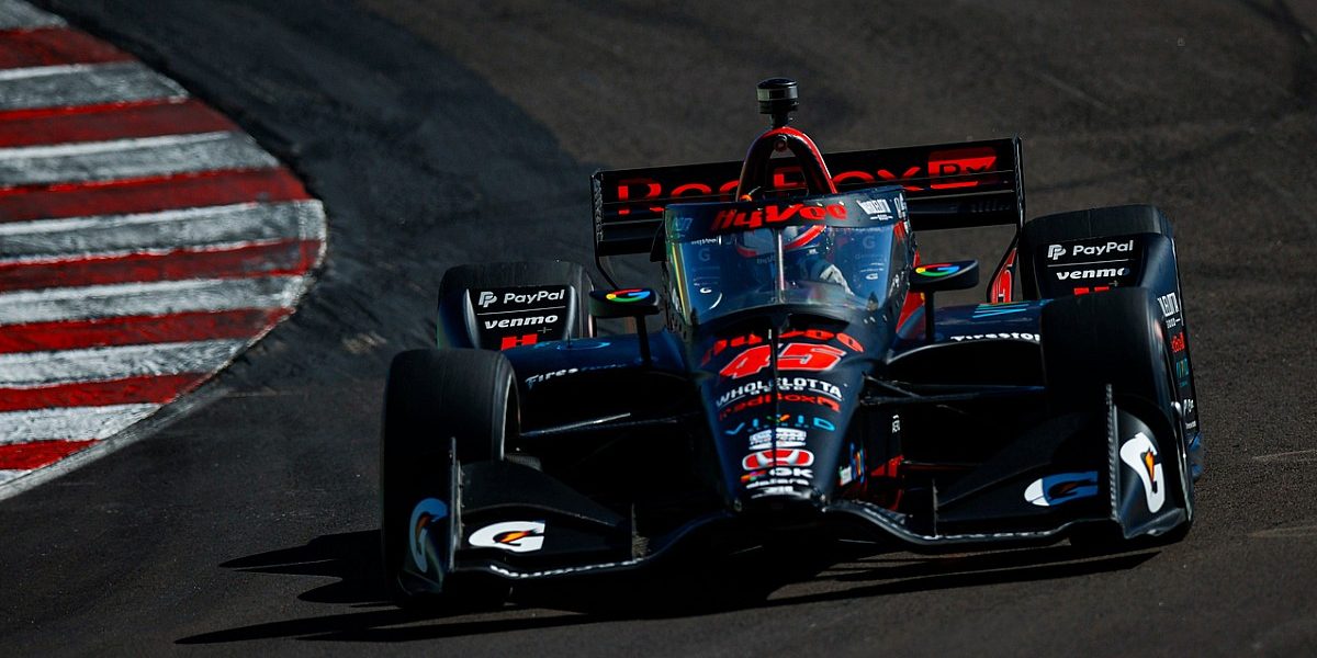 IndyCar Laguna Seca: Lundgaard fastest amid red flags in second practice