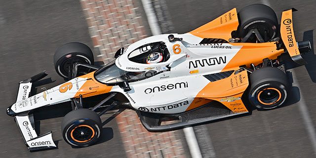 Felix Rosenqvist Paces Historic First Day of Qualifying at Indy